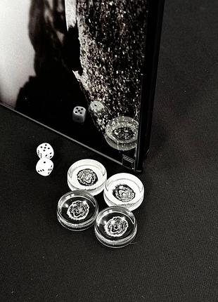 Нарды из стекла, лев, 61×27×5 см, арт. 250091