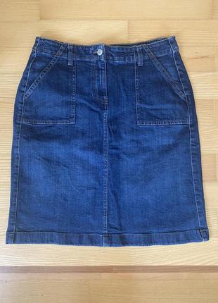 Джинсова спідниця m&s uk14, eur42