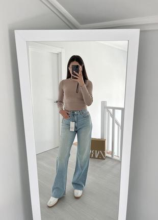Джинси zara wide leg