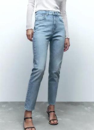 Джинси zara comfort mom fit4 фото