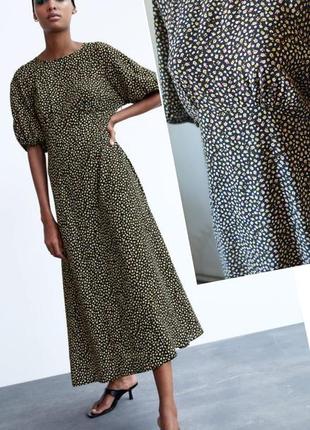 Платье миди zara