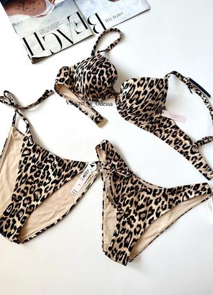 Леопардовый купальник victoria<unk> s secret