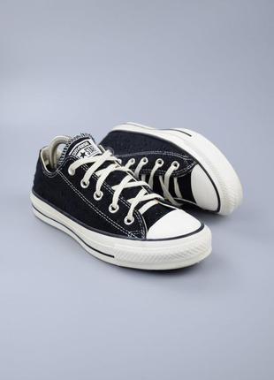 Converse chuck taylor all star  конверсы чорные низкие 37 38