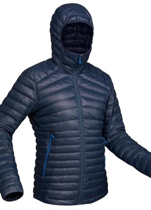 Пуховик чоловічий  trek 100 комфорт до - 5°c для походу в горах. - 3xl