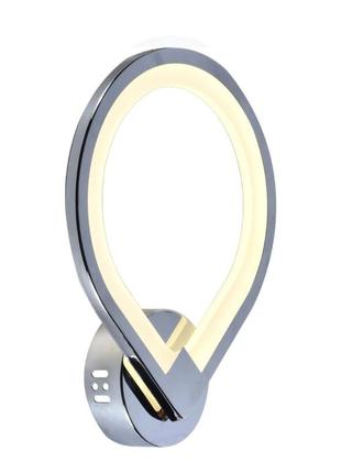 Бра светодиодное акриловое sirius mx10029/1 cr (26w)
