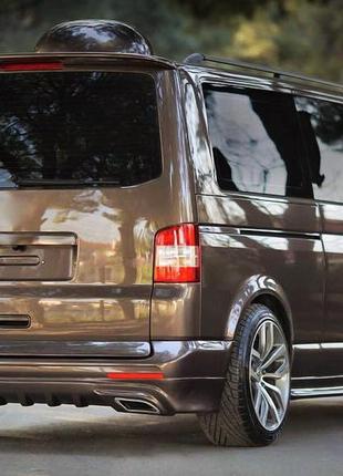 Задняя нижняя накладка sport 2 (грунт под покраску) для volkswagen t5 transporter 2003-2010 гг