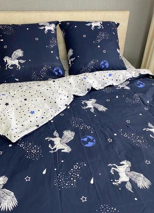Комплект постільної білизни le confort «пегас» 200x220 бязь