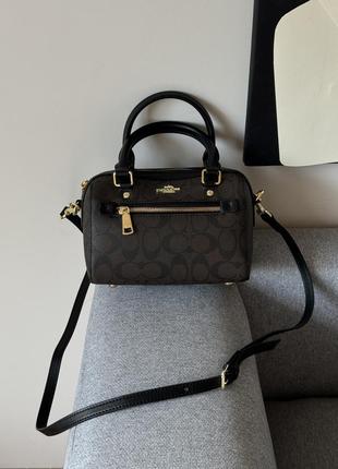 Сумочка в стилі coach rowan 3