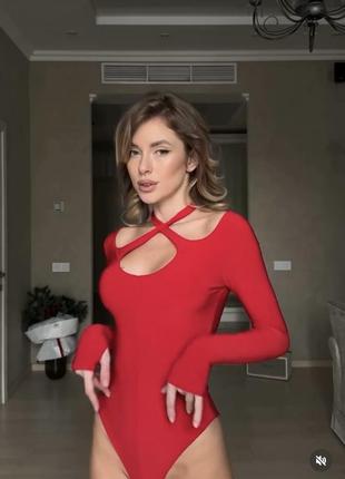 Sale боди queenfluence с перекрестием чокером шнуровкой на грудь с вырезом топ кофта