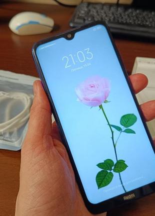 Xiaomi redmi note 8t starscape blue 4/128, nfc + 2 чехла и 2 стекла.