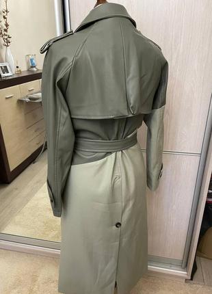 Весенний-осенний плащ, тренч в стиле zara стильный комбинированный