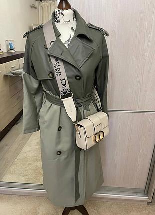 Весенний-осенний плащ, тренч в стиле zara стильный комбинированный