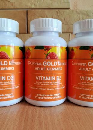 California gold nutrition витамин д3 90 мармеладок (1000 ме)