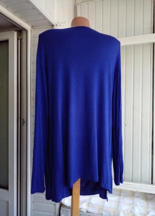 Итальянская трикотажная вискозная блуза 2в1 большого размера батал3 фото