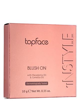 Румяна для лица topface instyle blush on № 01 № 02