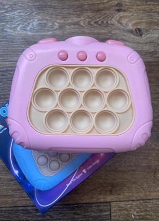 Електронна іграшка попіт "quick push pop it" з 4 режимами гри