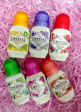 Crystal body deodorant, мінеральний кульковий дезодорант, 66 мл
