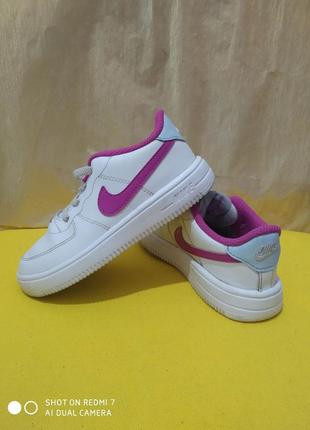 Кожаные легкие кроссовки nike air force 1