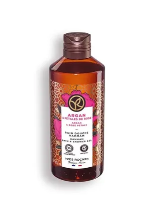 Гель для ванни та душу арганія-троянда зволоження та приємний аромат  400 мл