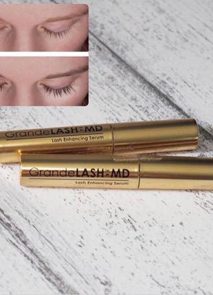 Grande lash md serum революционная сыворотка для роста ресниц оригинал2 фото