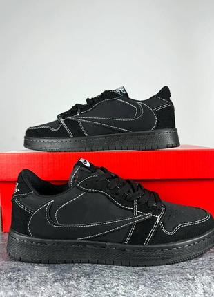 Мужские кроссовки найк черные / nike phantom low black