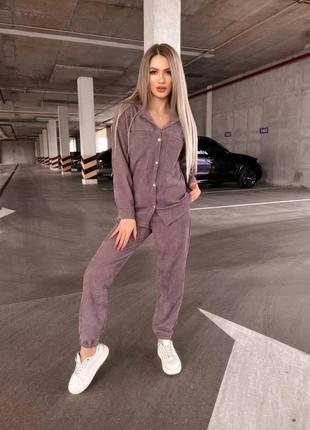 Вельветовый костюм