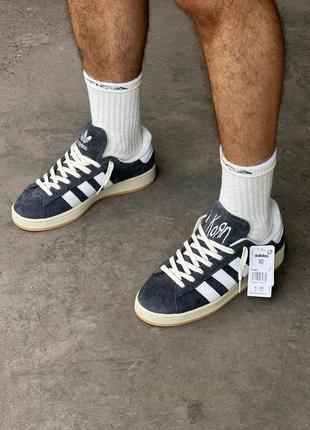 Кроссовки adidas campus korn grey white2 фото