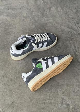 Кроссовки adidas campus korn grey white7 фото