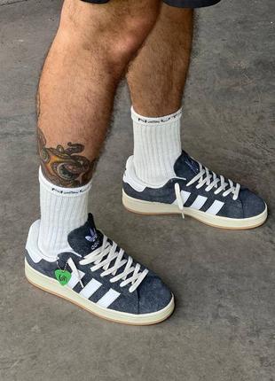 Кроссовки adidas campus korn grey white4 фото