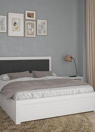 Двоспальне ліжко (підйомний механізм) ismart торонто люкс т4 білий + аляска 27 180х190 см (dmbg-1284)