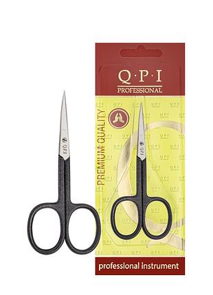 Ножиці для видалення кутикули манікюрні вигнуті чорні qpi professional 10 см mh-204