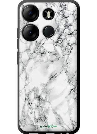 Чехол на infinix smart 7 мрамор белый "4480b-3195-8094", надежная защита для мобильных телефонов
