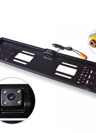 Камера заднего вида в рамке номера jx-9488 рамка