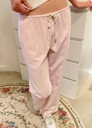 Брюки в пижамном, brandy melville anastasia striped pants стиле