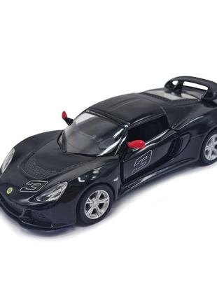 Инерционная машинка lotus кт5361w металл, масштаб 1:32 (черный)