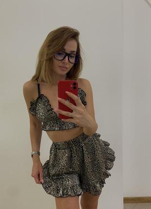 Шелковый комплект 🐆🔥3 фото