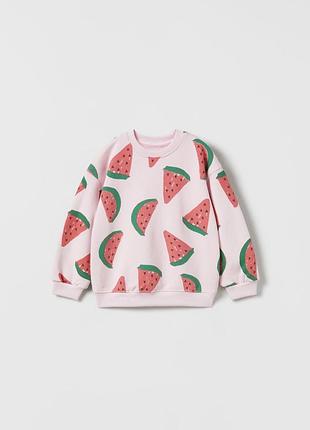 Свитшот кофта реглан батник zara 116