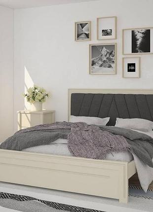 Двоспальне ліжко ismart торонто т2 айворі + аляска 97 160х190 см (dmbg-1198)