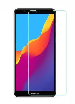 Захисне протиударне скло для телефона huawei y9 2018 (хуавей, скло, скло для смартфона)