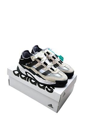 Жіночі кросівки adidas niteball чорні з бежевим