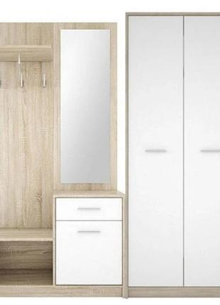 Набор мебели в прихожую гербор непо n100034 дуб сонома + нимфея альба (grb-1031)