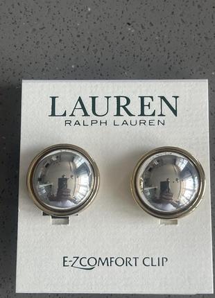 Ralph lauren original клипсы крупные, новые