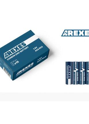 Батарейка arexes r03/aaa 1.5v цинк карбон (60шт в упаковке) оригинал