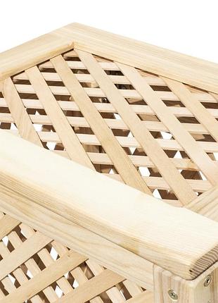 Кошик для білизни дерев'яний