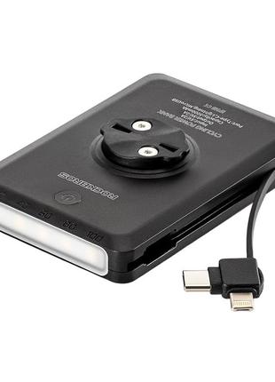 Велосипедный фонарь павербанк rockbros bl-ob01 черный