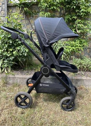 Коляска stokke beat 3 в 1 + автокресло с базой isofix 🔥