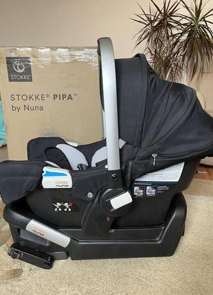 Коляска stokke beat 3 в 1 + автокресло с базой isofix 🔥