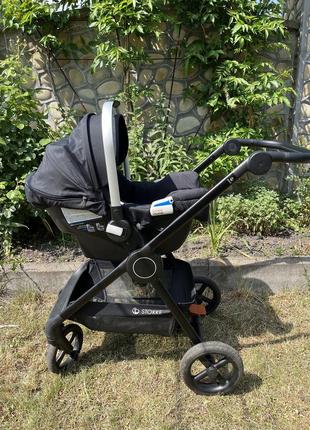 Коляска stokke beat 3 в 1 + автокресло с базой isofix 🔥
