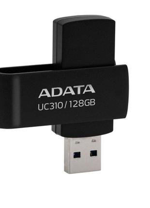 Flash a-data usb 3.2 uc310 128gb black