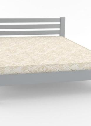 Полуторне ліжко ismart колумбія світло-сірий (ral 7040) 120х190 см (dmbg-2036)